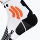 Calzini da corsa X-Socks Run Speed Two 4.0 da uomo, bianco artico/arancione 4