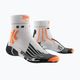 Calzini da corsa X-Socks Run Speed Two 4.0 da uomo, bianco artico/arancione 5