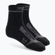 Calzini da corsa X-Socks Marathon Energy 4.0 da uomo nero opale/grigio dolomite