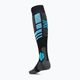 Calze da snowboard X-Socks Snowboard 4.0 nero/grigio/blu metallizzato 2