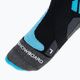 Calze da snowboard X-Socks Snowboard 4.0 nero/grigio/blu metallizzato 3