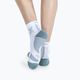 Calzini da corsa X-Socks Run Discover Ankle da uomo bianco artico/grigio perla 4