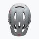 Casco da bici Bell 4Forty grigio lucido opaco/cremisi 4