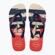 Havaianas Top Nautical infradito beige paglia / blu navy / rosso rubino 10