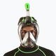 Maschera integrale SEAC Magica grigio chiaro/verde lime per lo snorkeling 7