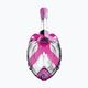 Maschera integrale SEAC Libera trasparente/rosa per lo snorkeling 2