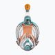 SEAC Libera acquamarina/arancio maschera integrale per bambini per lo snorkeling 2