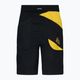 Pantaloncini da arrampicata La Sportiva da uomo Bleauser nero/giallo 2