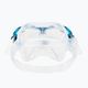 Maschera subacquea Cressi Matrix chiara/acquamarina 5