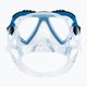 Maschera subacquea Cressi Lince trasparente/blu 5