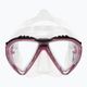 Maschera subacquea Cressi Lince trasparente/rosa 2