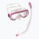 Set da snorkeling per bambini Cressi Ondina + Top trasparente/rosa 9