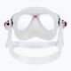 Maschera subacquea Cressi Marea trasparente/rosa 5