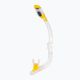 Snorkel per bambini Cressi Mini Dry chiaro/giallo