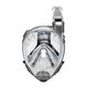 Maschera da snorkeling Cressi Duke Dry Full Face trasparente/argento 2