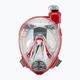 Maschera da snorkeling Cressi Duke Dry Full Face trasparente/rossa 2