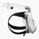 Maschera Cressi Baron Full Face per snorkeling trasparente/argento 3