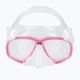 Maschera subacquea Cressi Perla trasparente/rosa 2