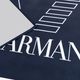 Asciugamano EA7 Emporio Armani Water Sports Active blu navy con logo bianco 2