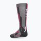 Calze UYN Ski Merino donna grigio chiaro/rosa 3