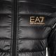 Uomo EA7 Emporio Armani Train Core ID Down Light Hoodie giacca con logo nero/oro 3