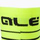 Alé Calza Riciclato 16 cm One calze da ciclismo giallo fluorescente 3