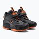 Geox New Savage Abx junior scarpe grigio scuro/arancio 4