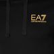 Uomo EA7 Emporio Armani Train Logo Series Hoodie Extended Logo Coft nero/oro felpa con logo 3