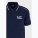 Polo uomo EA7 Emporio Armani Train Visibility blu navy 3