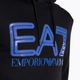 Uomo EA7 Emporio Armani Train Logo Series Felpa con cappuccio oversize Logo Coft nero 3