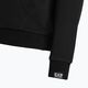 Uomo EA7 Emporio Armani Train Logo Series Felpa con cappuccio oversize Logo Coft nero 4