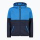 CMP Fix Hood felpa bambino b.blu/fiume/lime