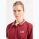 Maglietta donna EA7 Emporio Armani Golf Pro Polo Damier syrah 4