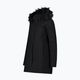 Cappotto CMP donna con cappuccio a zip impermeabile nero 32K3196F/U901 2