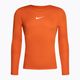 Uomo Nike Dri-FIT Park First Layer LS manica lunga termica arancione di sicurezza/bianco