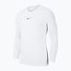 Manica lunga termica Nike Dri-FIT Park First Layer bianco/grigio freddo per bambini