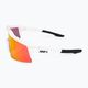 100% Speedcraft Sl Multilayer Mirror Lens soft tact off white/hiper red occhiali da sole 4