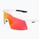 100% Speedcraft Sl Multilayer Mirror Lens soft tact off white/hiper red occhiali da sole 5