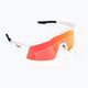 100% Speedcraft Sl Multilayer Mirror Lens soft tact off white/hiper red occhiali da sole 6