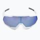100% Speedtrap Occhiali da sole con lenti a specchio multistrato bianco opaco/blu scuro 3