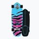 Surfskate skateboard Carver C7 Raw 31" JOB Blue Tiger 2022 Completo blu e rosa C1013011140 8