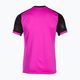 Maglietta da tennis da uomo Joma Montreal rosa fluorescente/nero 6