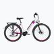 Bicicletta elettrica LOVELEC Triago Low Step 36V 15Ah 540Wh bianca/rosa