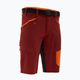Pantaloncini da ciclismo SILVINI Rango Pro merlot/arancione da uomo 4