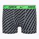 Uomo Nike Everyday Cotton Stretch Trunk boxer 3 paia stampa geo block/grigio freddo/nero 2