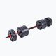 Pure2Improve Hybrid Dumbell/Barbell Manubri da 30 kg con funzione di bilanciere nero e rosso P2I202350 3