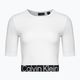 Maglietta Calvin Klein da donna in maglia bianca brillante 5