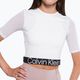 Maglietta Calvin Klein da donna in maglia bianca brillante 4