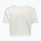 Maglietta Calvin Klein Knit donna in pelle scamosciata bianca 6