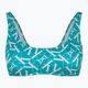 Calvin Klein Bralette-RP Top da bagno blu con stampa monogramma